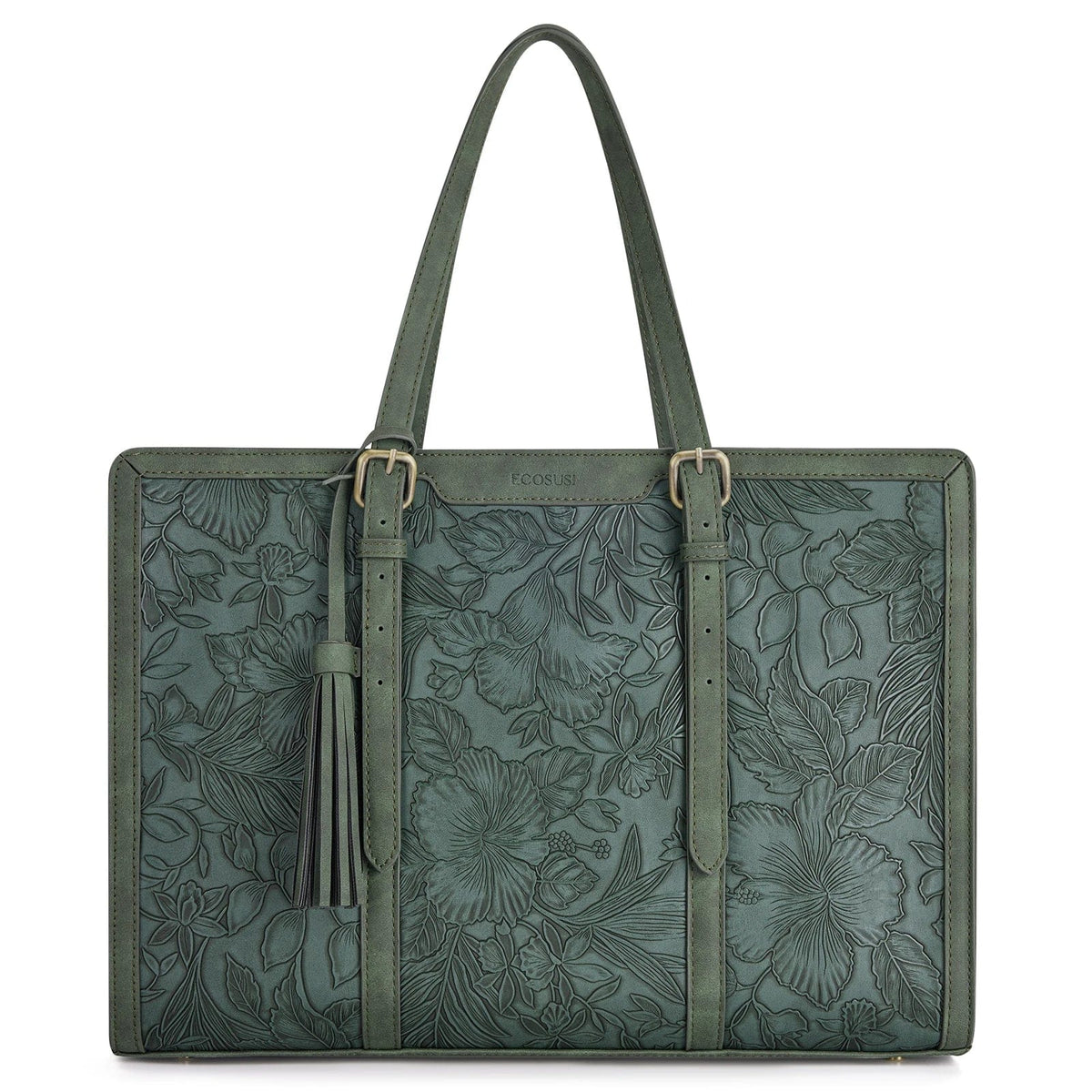 Sac Cuir Femme Ordinateur Chic | La Casa du Cuir Vert / Cuir Vegan Sac Ordinateur