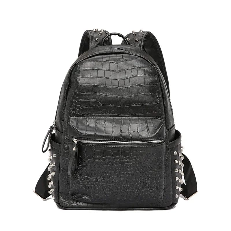 Sac à Dos Ordinateur Femme Alexandra | La Casa du Cuir Noir / Cuir Vegan sac à dos ordinateur
