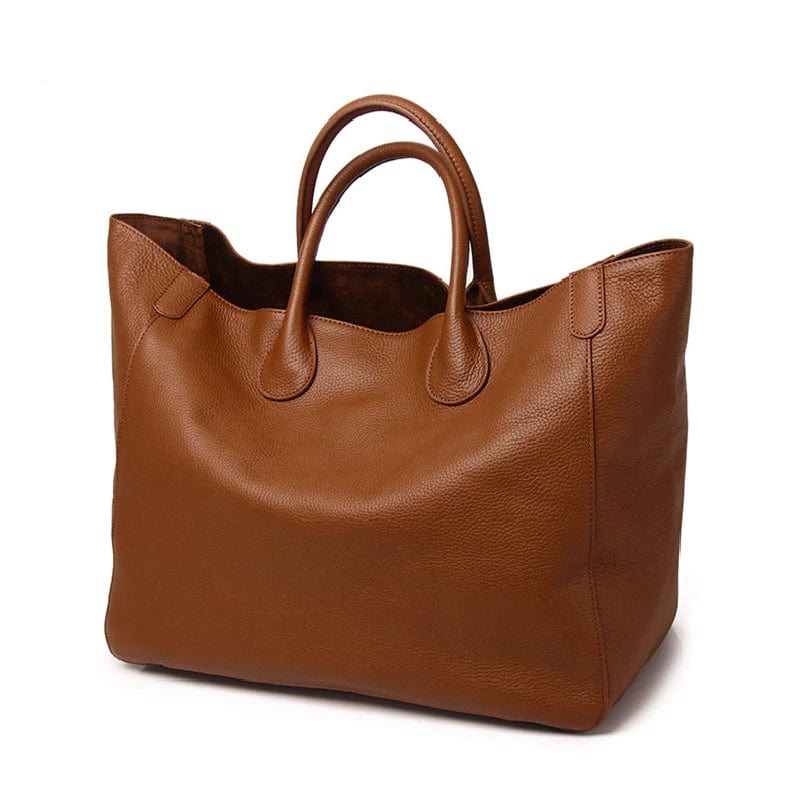 Sac Cabas Camel Cuir | La Casa du Cuir Camel / Cuir Sac Cabas
