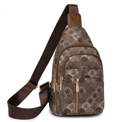 Sacoche Banane Bandouliere Marron / 18cm8cm30cm / Cuir (PU) Sac Cuir