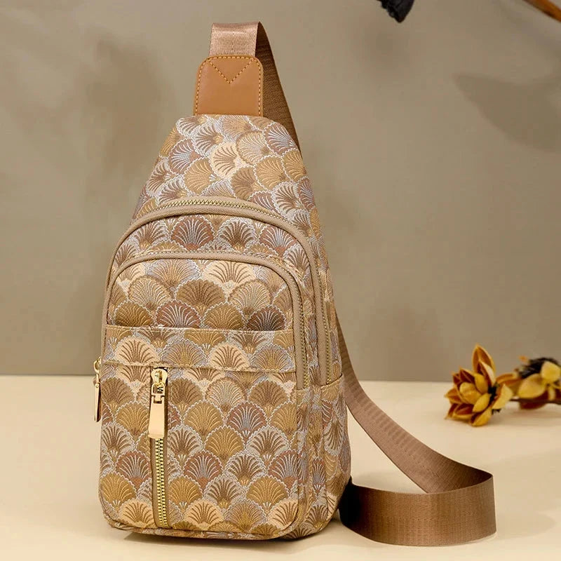 Sacoche Banane Bandouliere Or / 18cm8cm30cm / Cuir (PU) Sac Cuir