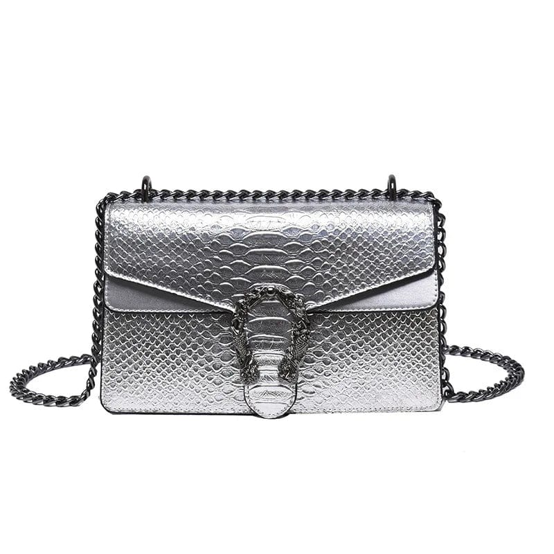 Sac à Main Femme Tendance | La Casa du Cuir Silver / Cuir PU Sac Cuir Femme