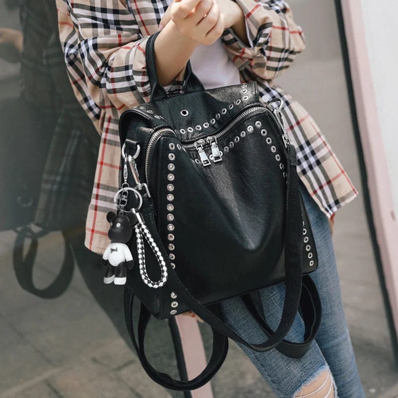 Mini Sac à Dos | La Casa du Cuir Noir / Cuir sac à dos
