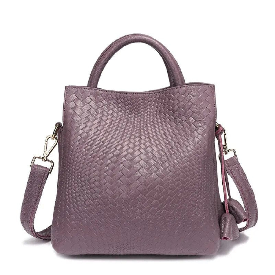 Sac Cabas Cuir Alexandra | La Casa du Cuir Violet / Cuir Sac Cabas
