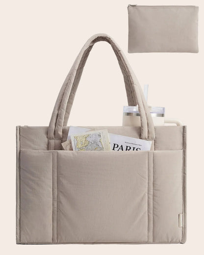 Tote Bag Alma – Sac à Main The Tote Bag Femme Khaki / Imperméable Sac Cabas