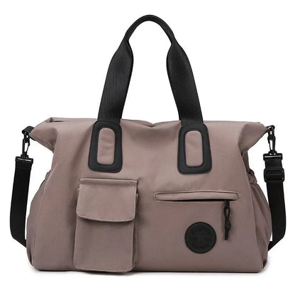 Tote Bag Nova – Sac XXL Femme pour Travail & Voyage Khaki / Canvas sac de sports