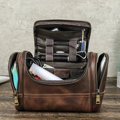 Trousse de Toilette de Voyage Homme｜La Casa Du Cuir