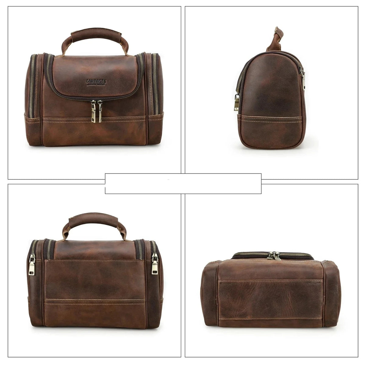 Trousse de Toilette de Voyage Homme｜La Casa Du Cuir