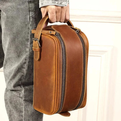 Trousse de Toilette en Cuir Homme｜La Casa Du Cuir