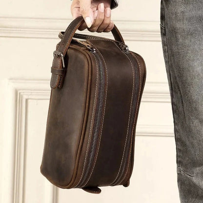 Trousse de Toilette en Cuir Homme｜La Casa Du Cuir