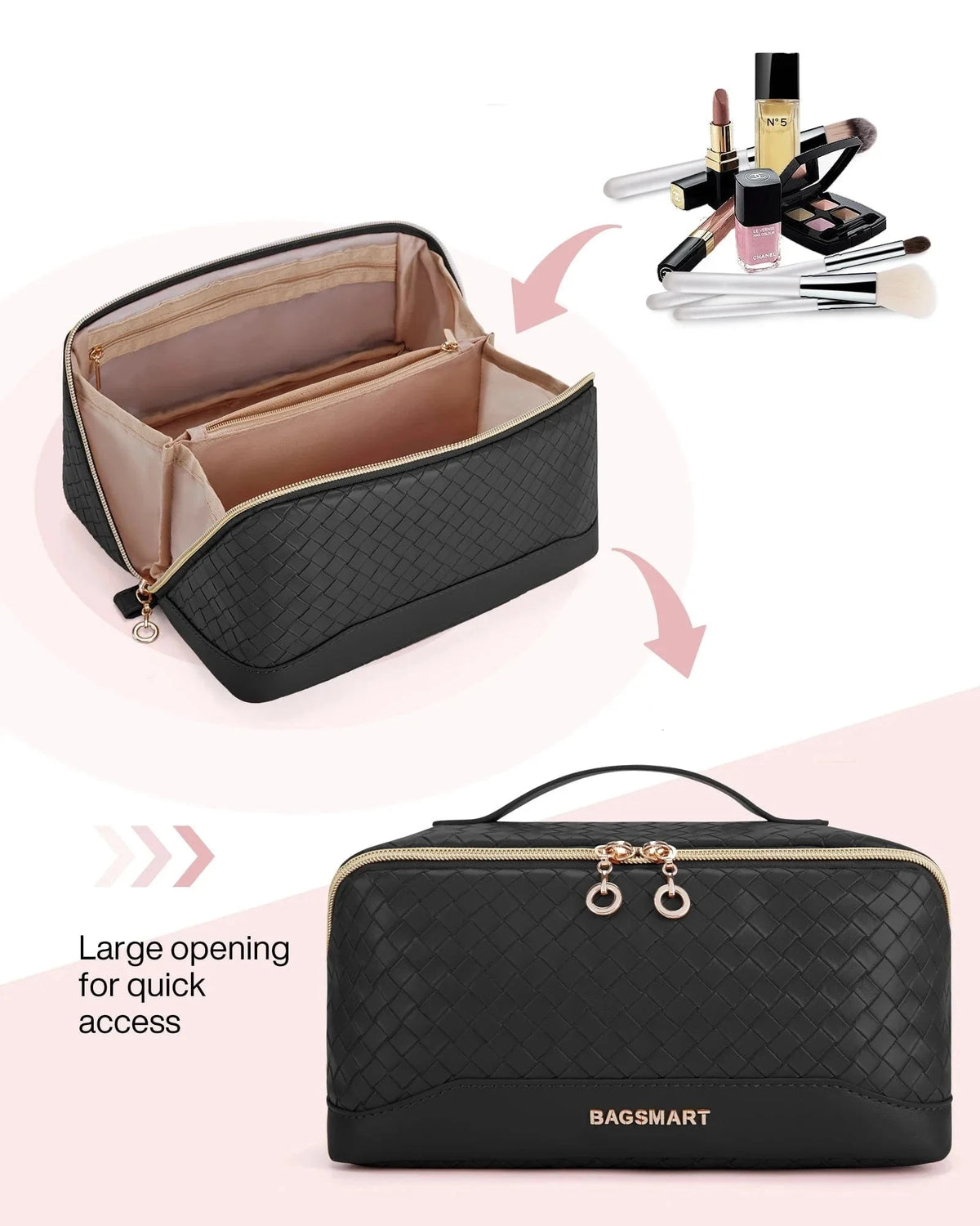Trousse de Toilette Femme Voyage｜La Casa Du Cuir