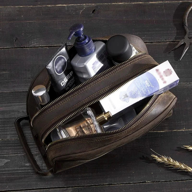 Trousse de Toilette Homme Cuir｜La Casa Du Cuir