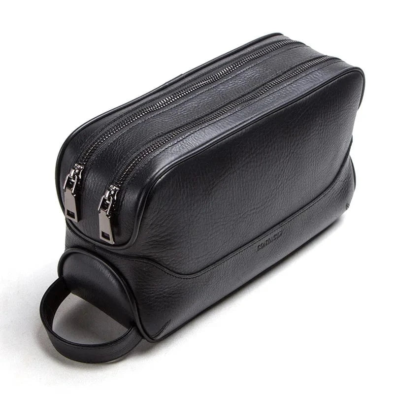 Trousse de Toilette Homme Originale｜La Casa Du Cuir Noir / Cuir Véritable