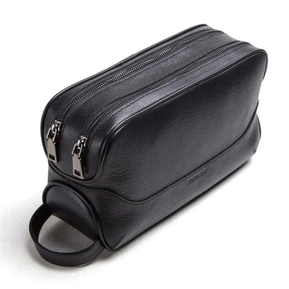 Trousse de Toilette Homme Originale｜La Casa Du Cuir Noir / Cuir Véritable