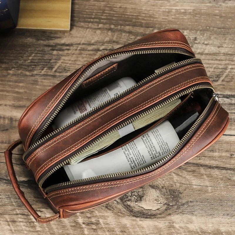 Trousse de Toilette Homme Personnalisée｜La Casa Du Cuir
