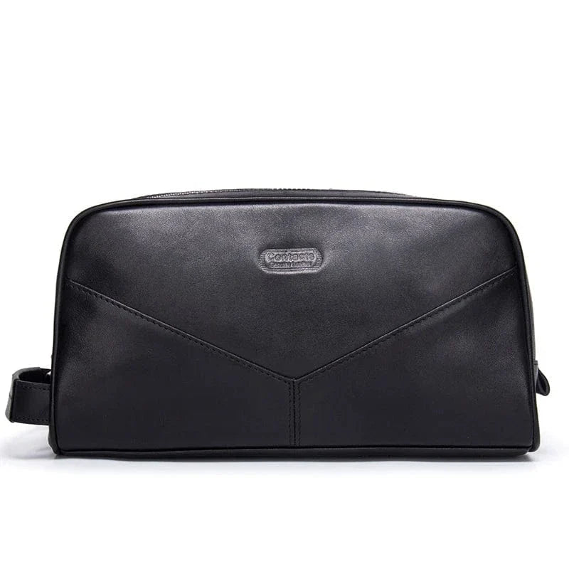Trousse de Toilette Homme Personnalisée｜La Casa Du Cuir Noir / Votre Nom