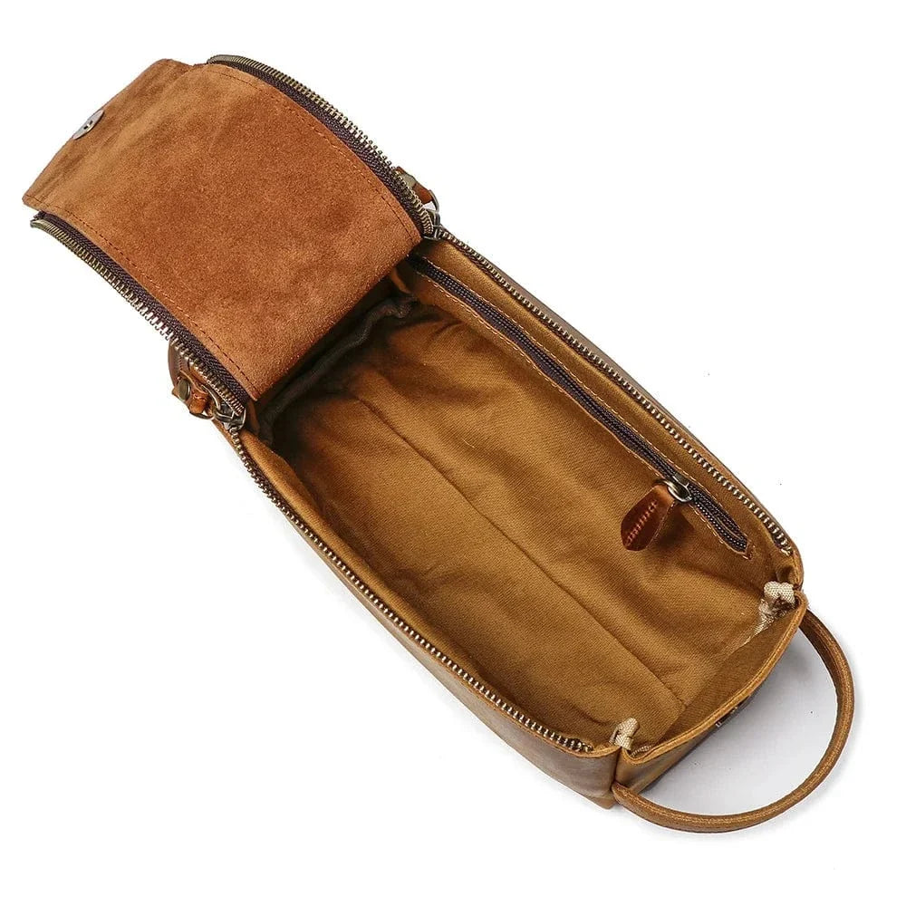 Trousse Toilette en Cuir pour Homme｜La Casa Du Cuir