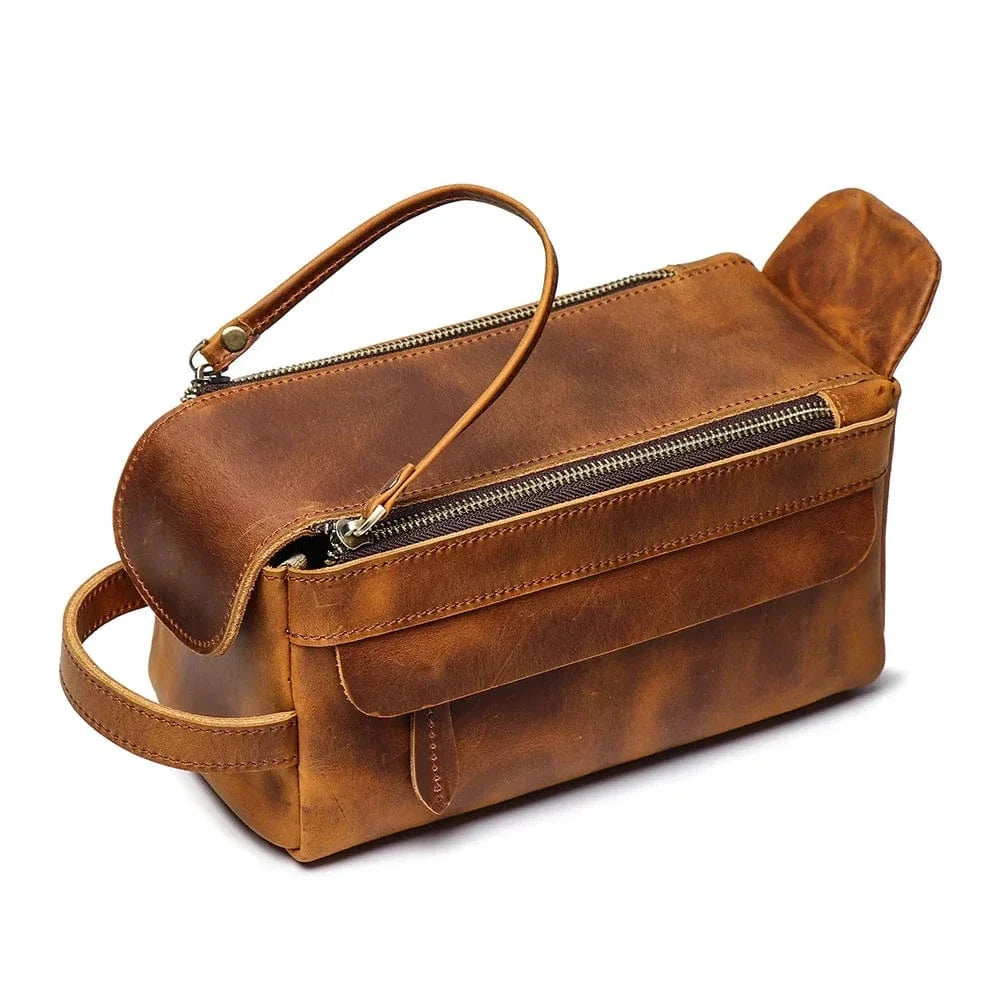 Trousse Toilette en Cuir pour Homme｜La Casa Du Cuir