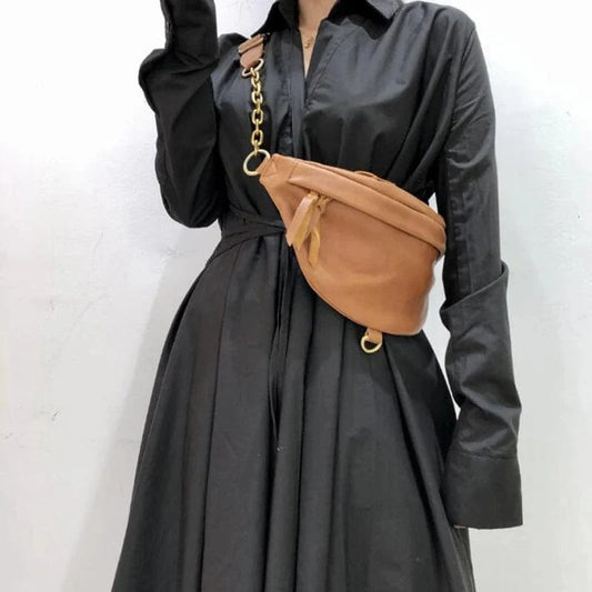 Sac Banane Cuir Marron Femme | La Casa du Cuir Marron / Cuir Véritable Sacs banane