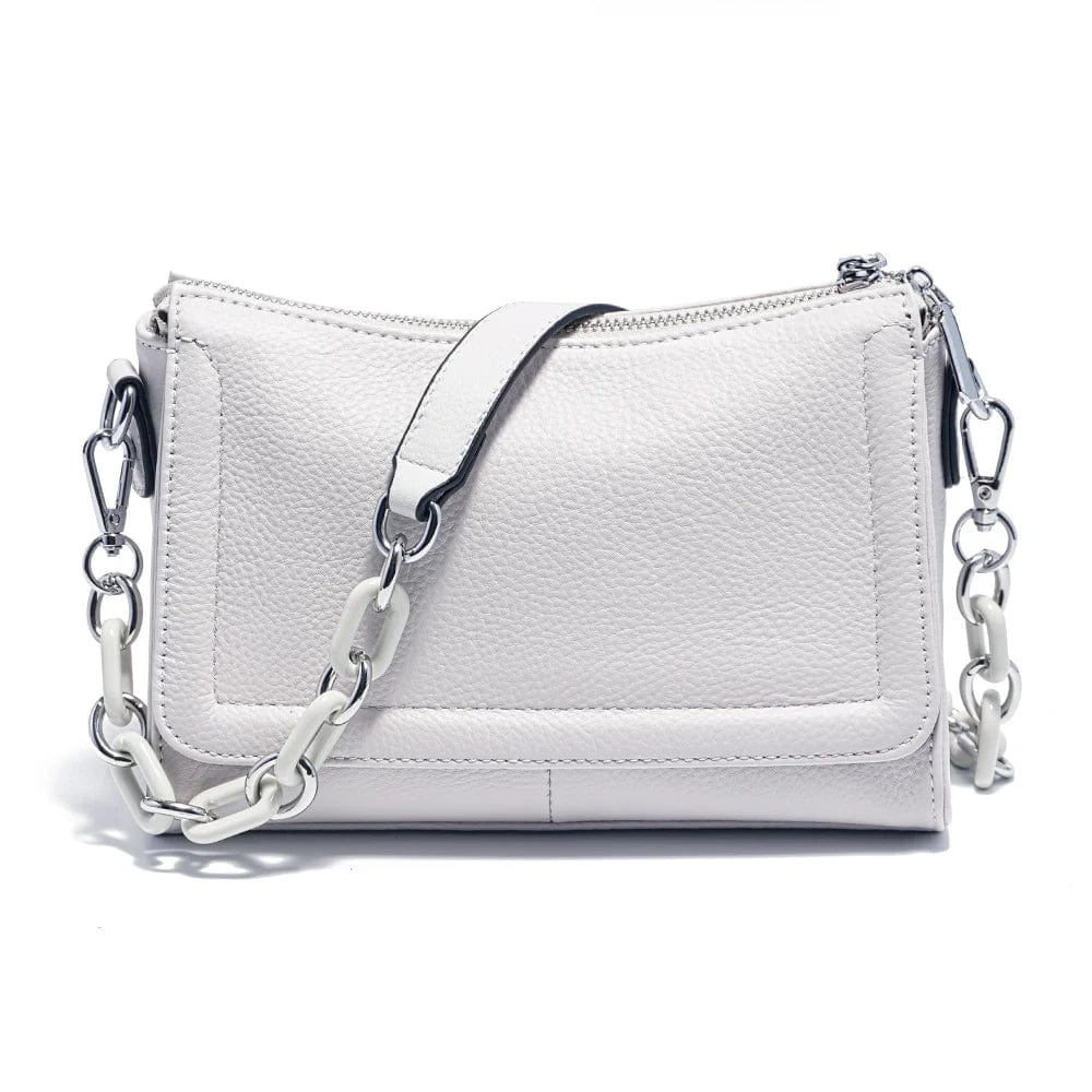 Sac à Main Femme Bandoulière Sarah | La Casa du Cuir Blanc / Cuir